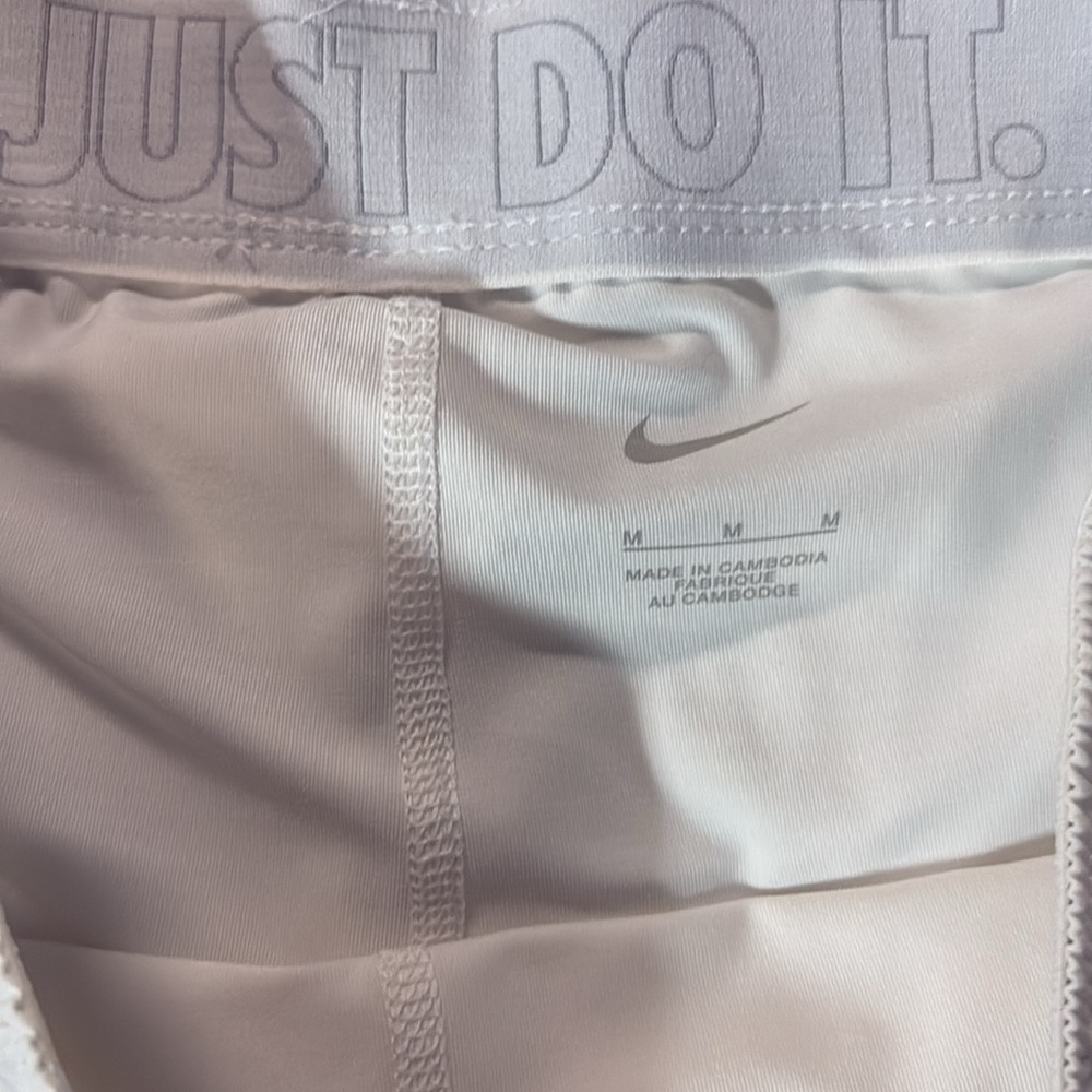 Nike Women's white Athletic Shorts - Picture 2 of 2